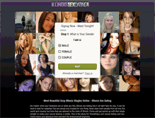 Tablet Screenshot of illinoissexdating.com